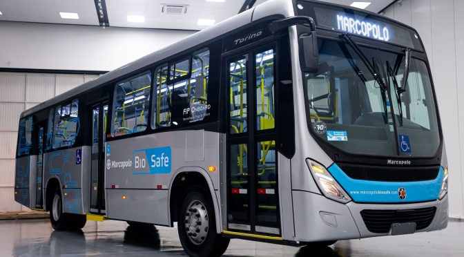 MARCOPOLO AMPLÍA SISTEMA BIOSAFE A LOS BUSES URBANOS