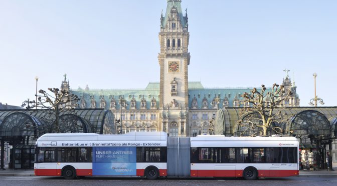 HAMBURGO LICITÓ PARA TENER 50 BUSES DE HIDRÓGENO