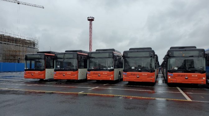 102 BUSES ELÉCTRICOS YUTONG LLEGARÁN A NORUEGA