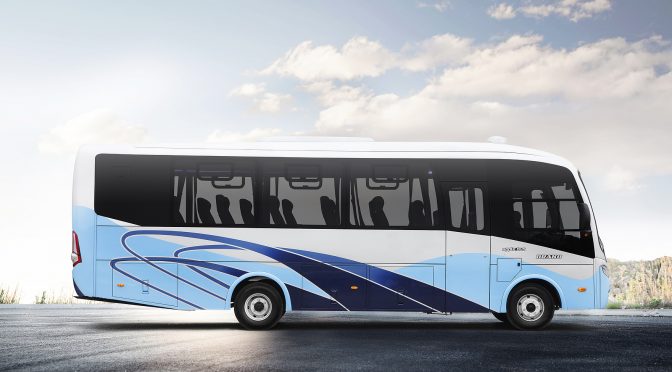 PERUANA APPLE BUS PRESENTA NUEVO BUS BIOSEGURO