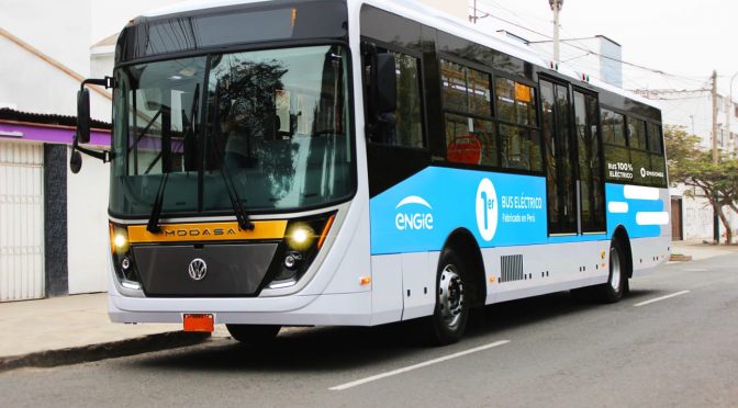 MODASA PRESENTA SU PRIMER BUS ELÉCTRICO