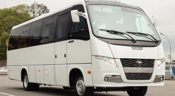 VOLARE EXPORTA A ARGENTINA SU BUS FLY9 CON SISTEMAS DE BIOSEGURIDAD BIOSAFE MARCOPOLO