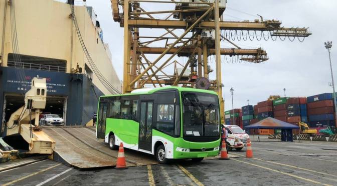 LLEGAN NUEVOS BUSES ELÉCTRICOS BYD AL SISTEMA MIO DE CALI