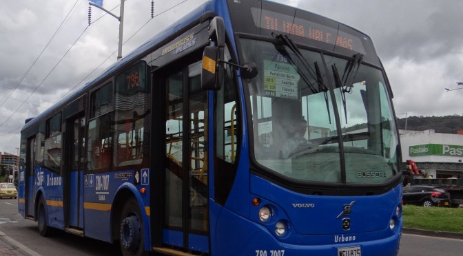 SE SUSPENDE LA RUTA ZONAL 736 EN BOGOTÁ