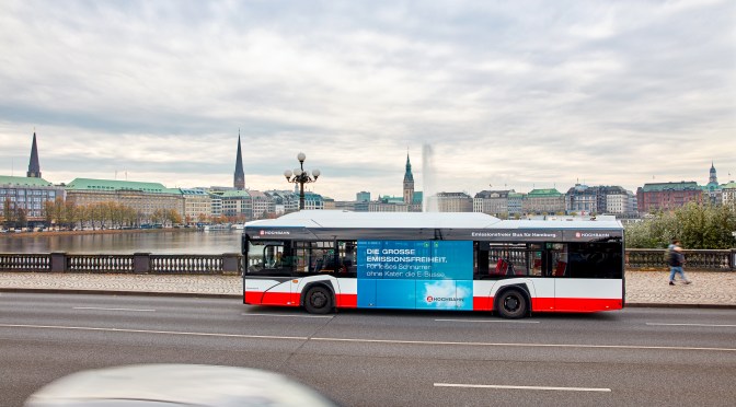 SOLARIS RECIBE EL PRIMER PEDIDO DE LA LICITACIÓN DE 530 eBUSES PARA HAMBURGO