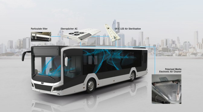 EBERSPÄCHER DESARROLLA SOLUCIÓN PARA UN AIRE MÁS LIMPIO EN LOS AUTOBUSES