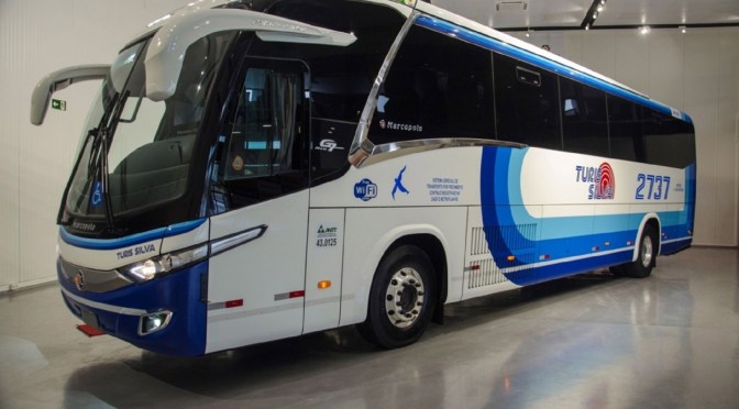 SCANIA Y MARCOPOLO LANZAN EN BRASIL EL PRIMER BUS DE CARRETERA CON MOTOR A GAS