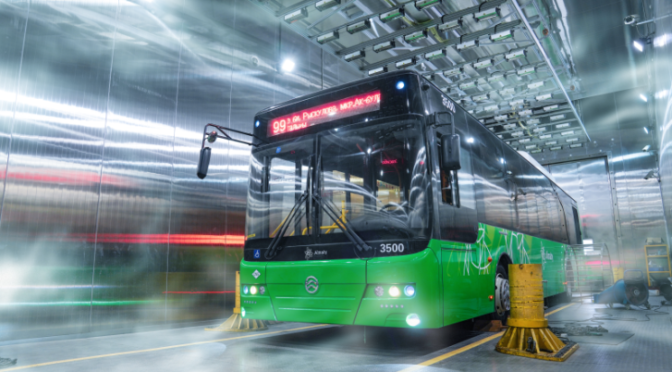 GOLDEN DRAGON ENVIÓ 150 BUSES URBANOS A KAZAJISTÁN MOVIDOS CON GAS NATURAL