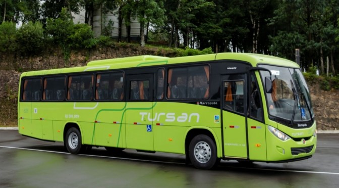 MARCOPOLO ENTREGA 100 BUSES IDEALE 800 SOBRE CHASIS VOLKSWAGEN PARA OPERADOR DE BRASIL