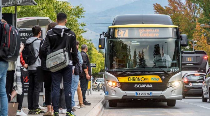 SCANIA COMPLETARÁ UNA FLOTA DE 100 BUSES A GAS NATURAL EN GRENOBLE (FRANCIA)