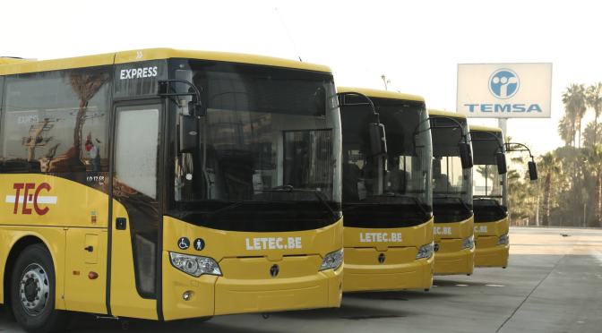 TEMSA DE TURQUÍA ENTREGA SU MAYOR PEDIDO DE BUSES EN BÉLGICA
