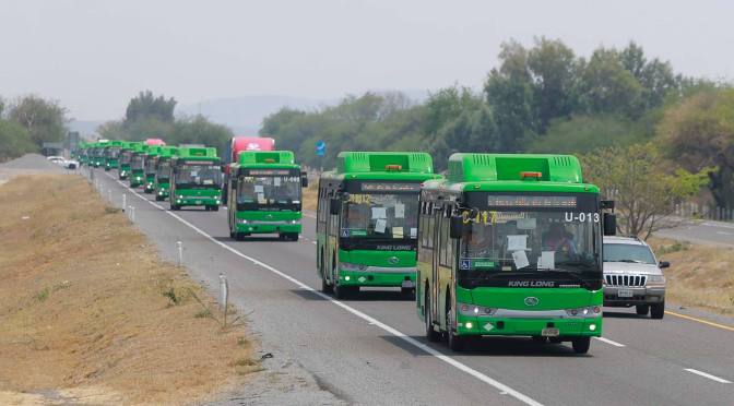 LLEGAN 166 NUEVOS BUSES KING LONG A MÉXICO MOVIDOS CON GAS NATURAL