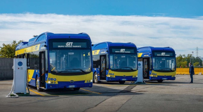 BYD LOGRA IMPORTANTE PEDIDO POR 50 E-BUSES PISO BAJO PARA TURÍN
