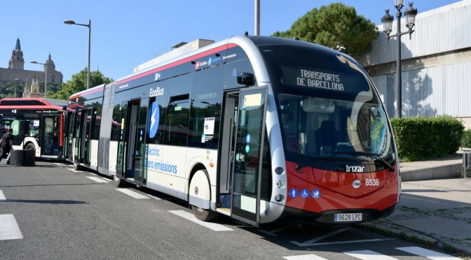 BARCELONA ESTRENA SU PRIMER CORREDOR URBANO 100% PARA BUSES ELÉCTRICOS