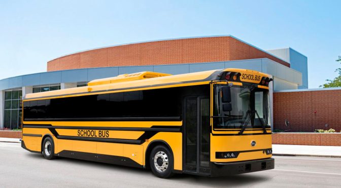 BYD PRESENTA UN NUEVO MODELO DE BUS ESCOLAR ELÉCTRICO para EE.UU.