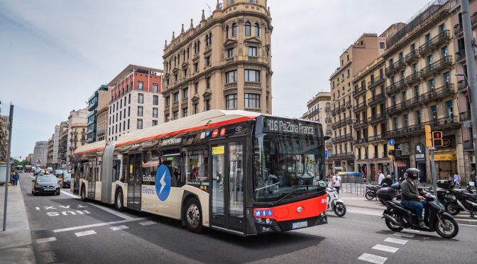 BARCELONA LAUNCHES ITS FIRST 100% URBAN CORRIDOR FOR ELECTRIC BUSES