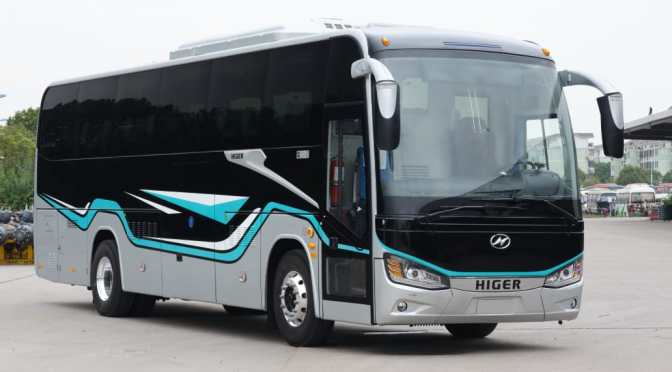 HIGER LLEGARÁ A BRASIL CON BUSES ELÉCTRICOS DE CARRETERA EN 2022