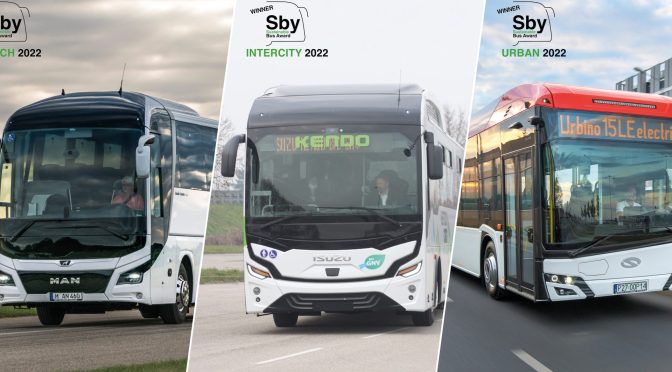SOLARIS, ANADOLU ISUZU Y MAN SON LOS GANADORES DEL BUS SUSTENTABLE DEL AÑO 2022