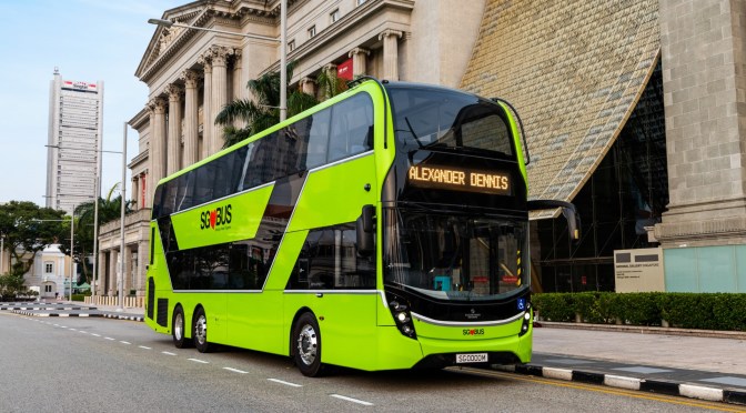 ALEXANDER DENNIS ENTREGA PEDIDO DE 20 BUSES DOBLE PISO PARA OPERACIÓN URBANA EN SINGAPUR