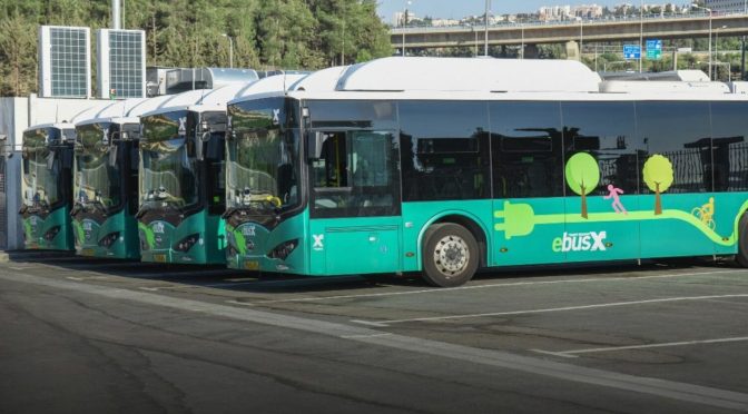 BYD CONCRETA EL MAYOR PEDIDO DE BUSES ELÉCTRICOS A ISRAEL