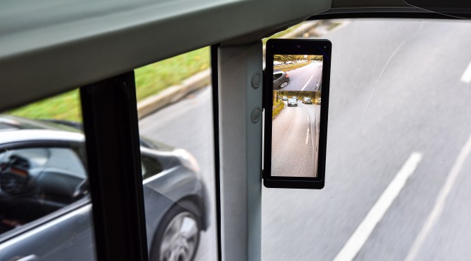 LAS CÁMARAS QUE REEMPLAZAN A LOS RETROVISORES, TAMBIÉN DISPONIBLES EN LOS BUSES MAN URBANOS