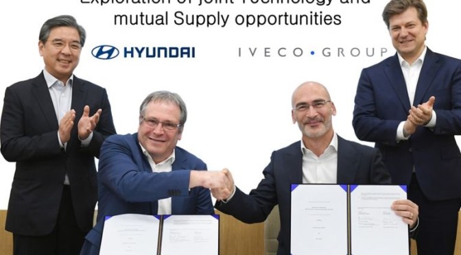 IVECO GROUP Y HYUNDAI FIRMAN ACUERDO PARA DESARROLLO EN SISTEMAS DE PROPULSIÓN ELÉCTRICA