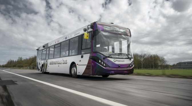 ALEXANDER DENNIS INICIÓ EN ESCOCIA LA PRUEBA PILOTO DE BUS AUTÓNOMO MÁS INTENSA DE EUROPA