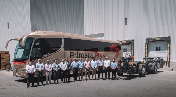 SCANIA MÉXICO ENTREGA NUEVA GENERACIÓN DE CHASIS AL GRUPO FLECHA AMARILLA