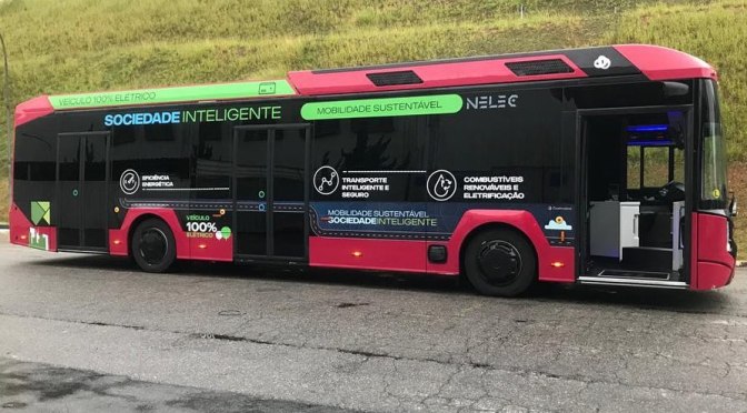 BUS NELEC DE CASTROSÚA CON CHASIS ELÉCTRICO SCANIA ESPERA INICIAR PRUEBAS DE RUTA EN BRASIL