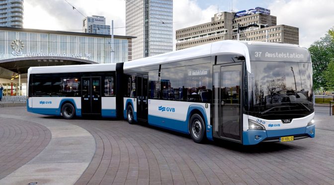 VDL CONSIGUE GRAN PEDIDO DE BUSES ELÉCTRICOS DE LA NUEVA GENERACIÓN CITEA PARA GVB DE AMSTERDAM
