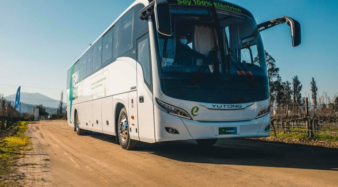 YUTONG PRESENTÓ EN CHILE SÚ ÚLTIMO AUTOCAR ELÉCTRICO: EL T13E