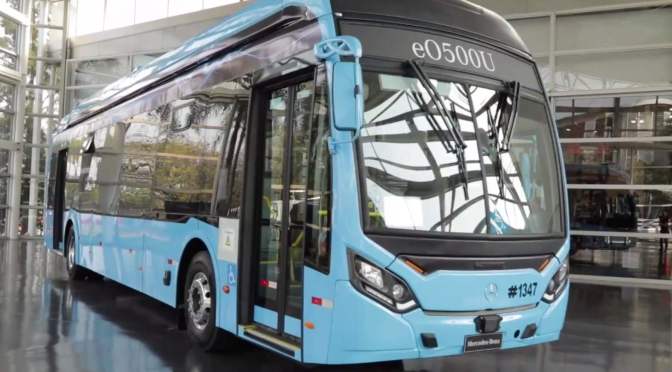 MERCEDES-BENZ COMENZARÁ A FABRICAR SU CHASIS DE BUS ELÉCTRICO eO500U EN BRASIL A FINES DE 2022