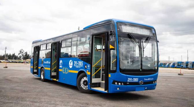 ELECTRIBUS VENDERÁ SUS  DOS CONCESIONES DE BUSES ELÉCTRICOS EN BOGOTÁ