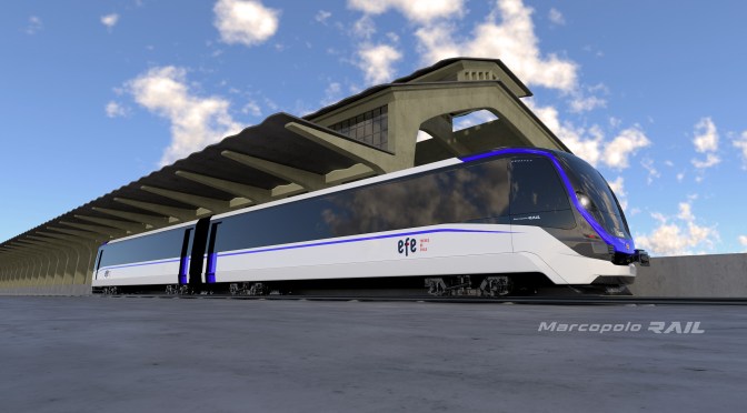 MARCOPOLO RAIL SUMINISTRA TRENES PARA CHILE