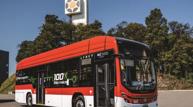 MARCOPOLO INICIA LAS PRUEBAS DEL AUTOBÚS ELÉCTRICO ATTIVI EN CHILE