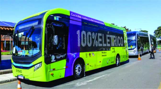 EN BRASIL UNO DE LOS FABRICANTES MÁS FUERTES PRESENTA OTRO E-BUS