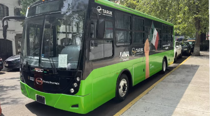 Taruk: nace el primer autobús eléctrico hecho 100% en México