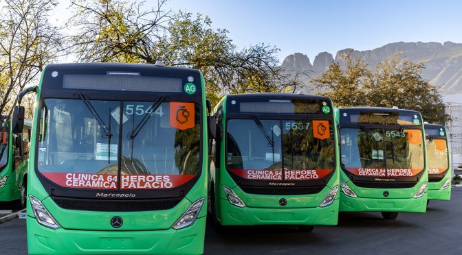 Mercedes-Benz Autobuses incorpora unidades urbanas al sistema de transporte de Nuevo León