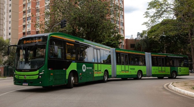 Brasil electrifica el BRT  Goiânia estrena sus primeros biarticulados eléctricos 🌎⚡