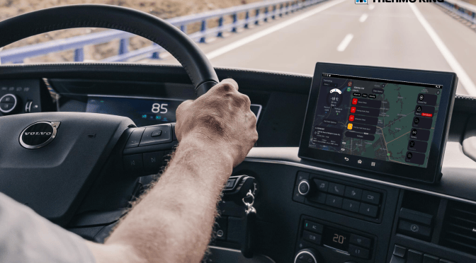Thermo King y Volvo Trucks son los primeros en ofrecer el control de las unidades de refrigeración a través del sistema de infoentretenimiento