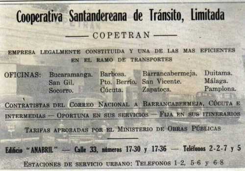 Copetran Aviso de Prensa